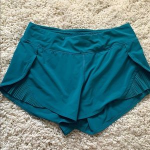 Lululemon teal shorts